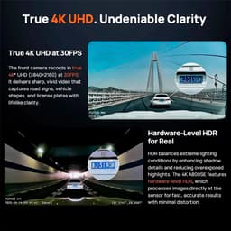 70mai Dash Cam 4K A800SE - Dashcam - 4K Ultra HD opname met HDR - GPS en ADAS rijassistentie - Parkeerstand beveiliging - WiFi app bediening - G-sensor voor incidentdetectie en continue opname — thumbnail 7