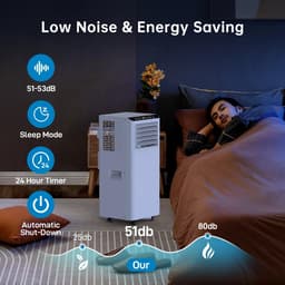 Novari 3 in 1 Airconditioner - Airco - Koeler - Ventilator - Ontvochtiger - Klimaat beheersing - 24 uur timer - Afstandsbediening — thumbnail 4