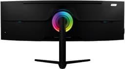 Arozzi Nova 49" Gaming Monitor - Curved - DQHD VA - 165Hz - USB-C - Zwart — thumbnail 10