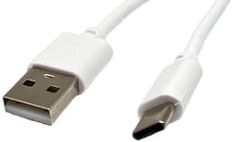 USB-C Laadkabel - Datakabel Type C - Externe Harde Schijf - Snel Laden en Data - 1 Meter - Wit — thumbnail 1