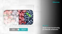Hisense RS5P528STIE - Amerikaanse koelkast - RVS - No-Frost - 178 cm hoog - 528 liter - Energielabel E - Invriesvermogen 10 kg/24u - Geluidsniveau 40 dB(A) - IJs- en waterdispenser - LED Display - FastFreeze - Deuralarm - Interverter Compressor — thumbnail 10