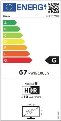 Smart TV Xiaomi MI P1E - 55 INCH - 4K ULTRA HD LED Wifi — thumbnail 4