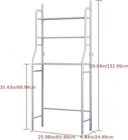 Wasmachine Kast - Ombouw - Meubel - Wasdroger - Kast Voor Wasmachine - Wasmachine En Droger Ombouw - Washing Machine Cabinet — thumbnail 2