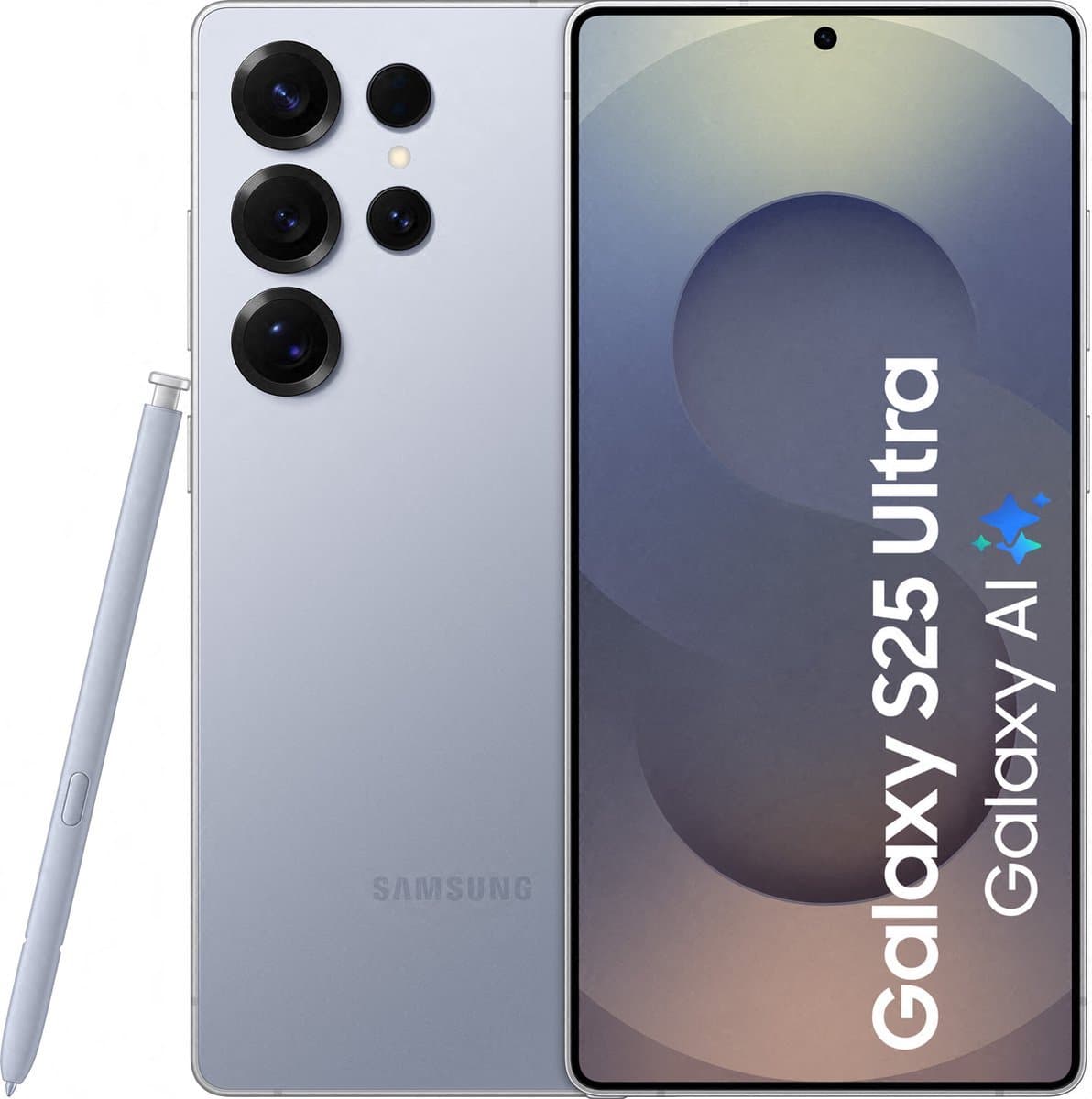 Samsung Galaxy S25 Ultra 5G - 256GB - Titanium Silver Blue — afbeelding 1