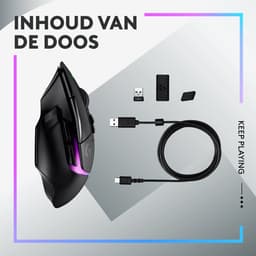 Logitech G502 X Plus - Draadloze Gaming Muis - Rechtshandig - Optisch - RGB - Zwart — thumbnail 11