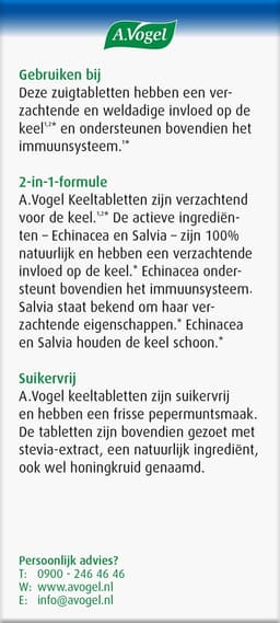 A.Vogel Keeltabletten tabletten - Verzacht de keel én ondersteunt het immuunsysteem - 20 st — thumbnail 3