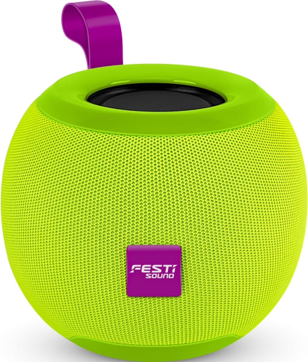 FESTIONE 5w Bluetooth speaker kleur Groen | Bluetooth 5.0 | FM Radio | AUX | — afbeelding 1