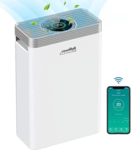 Luchtreiniger Cityline Pro - Air purifier - Luchtfilter - Ruimtes tot 25 m² - Stil - CADR van 200 m³ per uur - Geavanceerd 4 laags HEPA filter - Auto modus & Luchtkwaliteit sensor - LED display - Wifi functionaliteit - Slaapstand - Timer — thumbnail 5
