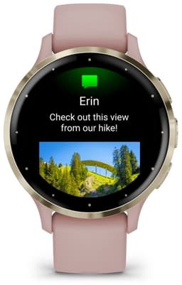 Garmin Venu 3s - Smartwatch - AMOLED-Scherm - 41mm - Dust Rose — thumbnail 14