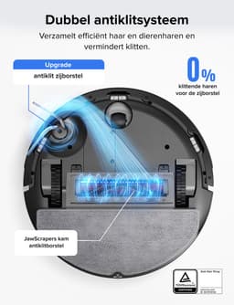 Roborock Q7 L5 Robotstofzuiger – 8000 Pa Hyperforce Zuigkracht – Dubbele Anti-Klit – Nauwkeurige LiDAR Navigatie –Slimme Verboden Zone –Multi-Level Mapping – Automatisch Opladen – APP–Zwart –Q5 PRO Upgrade — thumbnail 5