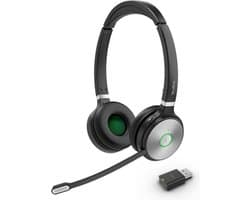 Yealink WH62 Portable Headset Draadloos Hoofdband Oproepen/muziek Zwart, Grijs