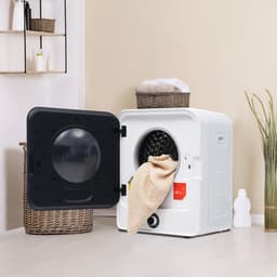 Sweiko Geventileerde Droger - Roestvrij staal - Capaciteit 3 kg - 830 W - 5 programma-instellingen - Wandmontage mogelijk [Energie-efficiëntieklasse G] — thumbnail 1