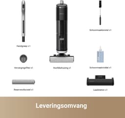 Dreame H14 Pro Draadloze Nat- en Droogzuiger – Automatisch zelfreinigend – Tot 60 min autonomie – LED-weergave & vuildetectie – Voor harde vloeren & huisdieren — thumbnail 5