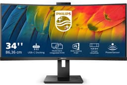 Philips 34B1U5600CH- Ultrawide Webcam Monitor - USB-C - RJ45 - 120hz - 34 inch — thumbnail 7
