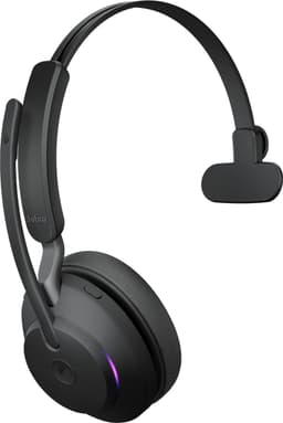 Jabra Evolve2 65 MS Mono Bluetooth Headset USB-A - Microsoft Teams gecertificeerd - Incl. Laadstandaard - Zwart — thumbnail 4