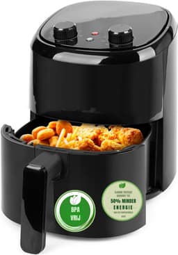 SCH® Mini airfryer - Airfryer - Airfryer klein - Zwart - ‎23cm x 23cm x 26cm — thumbnail 1