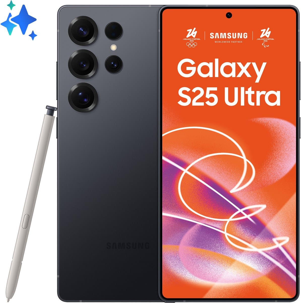 Samsung Galaxy S25 Ultra 5G - 256GB - Titanium JetBlack — afbeelding 1