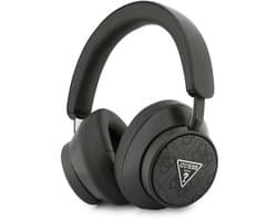 Guess Bluetooth Koptelefoon - ENC - PU Leather - 4G Triangle Logo - Zwart