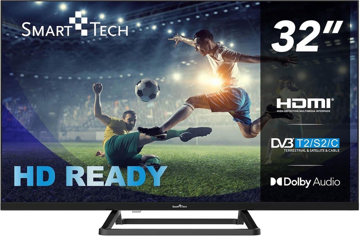 HD LED Televisie 32 inch met 3 HDMI en 2 USB - Geschikt voor Hotelgebruik — afbeelding 1