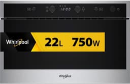 Whirlpool WMN461BX Zwart, Roestvrijstaal Solo-magnetron Ingebouwd 22 l 750 W — thumbnail 1
