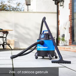 Quvo® Bouwstofzuiger Zonder Zak - Alleszuiger Met Accessoires - Waterzuiger Met 20 Liter Reservoir - Stofzuiger - Met Waterfilter En Blaasfunctie – 1250W - Voor Binnen en Buitenreiniging - Blauw - 33 x 34 cm x 45 cm — thumbnail 3