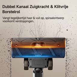 UWANT V600 Steelstofzuiger met Dweilfunctie - Draadloze Stofzuiger zonder Zak - Zelfreinigend Dweilsysteem - 32kPa Zuigkracht - Elektrische Dweil — thumbnail 6