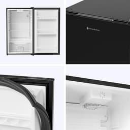 KitchenBrothers Koelkast - 92L - Tafelmodel - IJskast - Frigo - Vrijstaand - Zwart — thumbnail 6
