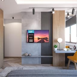 LED Televisie - Smart TV Scherm - Thuis Entertainment - Full HD Resolutie - 40 Inch - Zwart — thumbnail 6