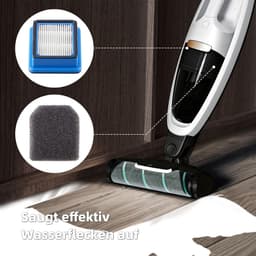 6-delige filterset — geschikt voor AEG QX6-, QX7-, QX8-2- en FX9-series — Vervangingsmodel: ASKW1 — Bevat 3 filters en 3 schuiminzetstukken — Wasbaar en duurzaam — Inclusief reinigingsborstel — thumbnail 6