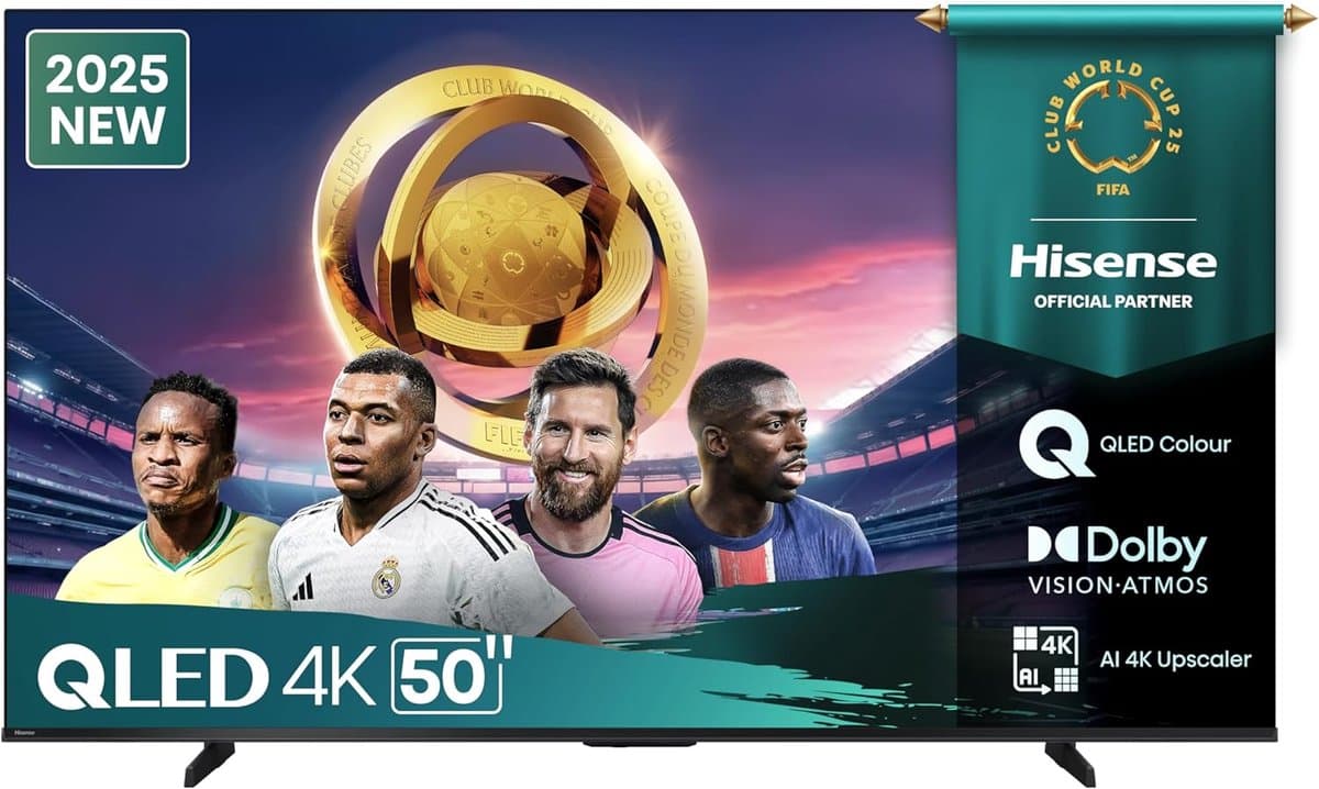 Smart TV - 4K Televisie - Home Cinema - Randloos Ontwerp - 50 Inch - Zwart — afbeelding 1