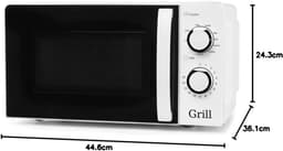 FlexVer® Combi Magnetron - Heteluchtoven - Microwave - 20 Liter - Wit — thumbnail 2