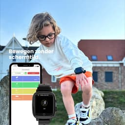 Kindersmartwatch GO (Zwart) - GPS tracker - Whatsapp - Taal: NL/EN/DE/FR/ES/SE etc — thumbnail 8
