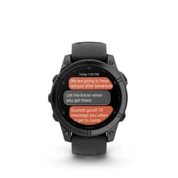 Garmin fēnix E - 47mm - AMOLED Multisport Smartwatch - Sportspecifieke workouts - 100+ sport-apps - 10ATM Waterdicht - tot 16 dagen batterij - Donkergrijs/zwart — thumbnail 8