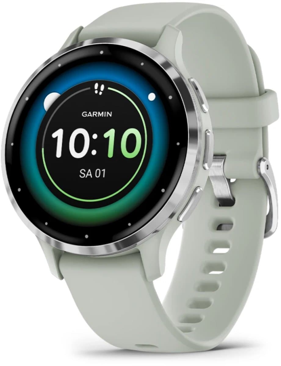 Garmin Venu 3s - Smartwatch - AMOLED-Scherm - 41mm - Sage Grey — afbeelding 1