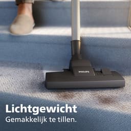 Philips 2000-Serie Stofzuiger met Zak - 800 W - Compact & Lichtgewicht - HEPA-filtersysteem - 9 meter bereik - Meubelmondstuk - Inclusief S-Bags - (XD2142/12) — thumbnail 7