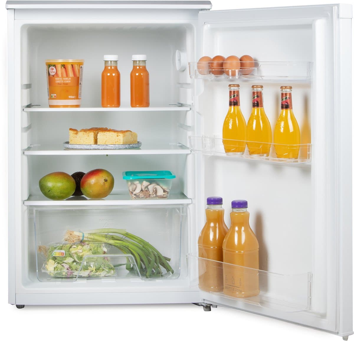 PRIMO PR197FR Koelkast Tafelmodel - Kleine Koelkast - 131L - 35 dB Stil - Energielabel C - Wit — afbeelding 1