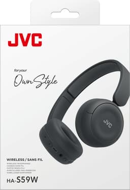 JVC HA-S59W – Draadloze Hoofdtelefoon met 50 uur batterij en ultiem draagcomfort - Zwart — thumbnail 4