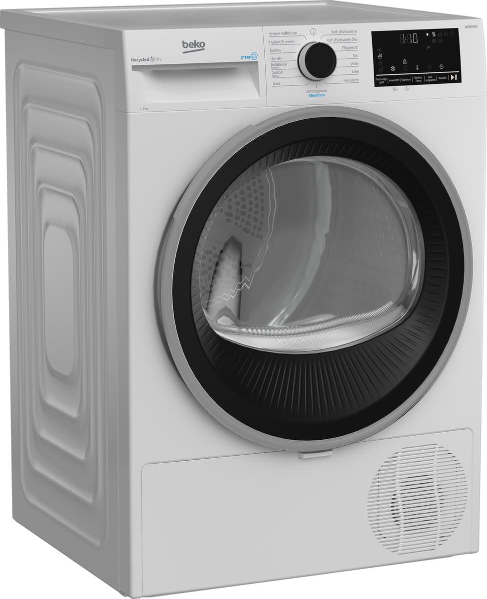 Beko B5T68219 | Warmtepompdroger | 8 kg | B label | Taaldisplay Duits — afbeelding 1
