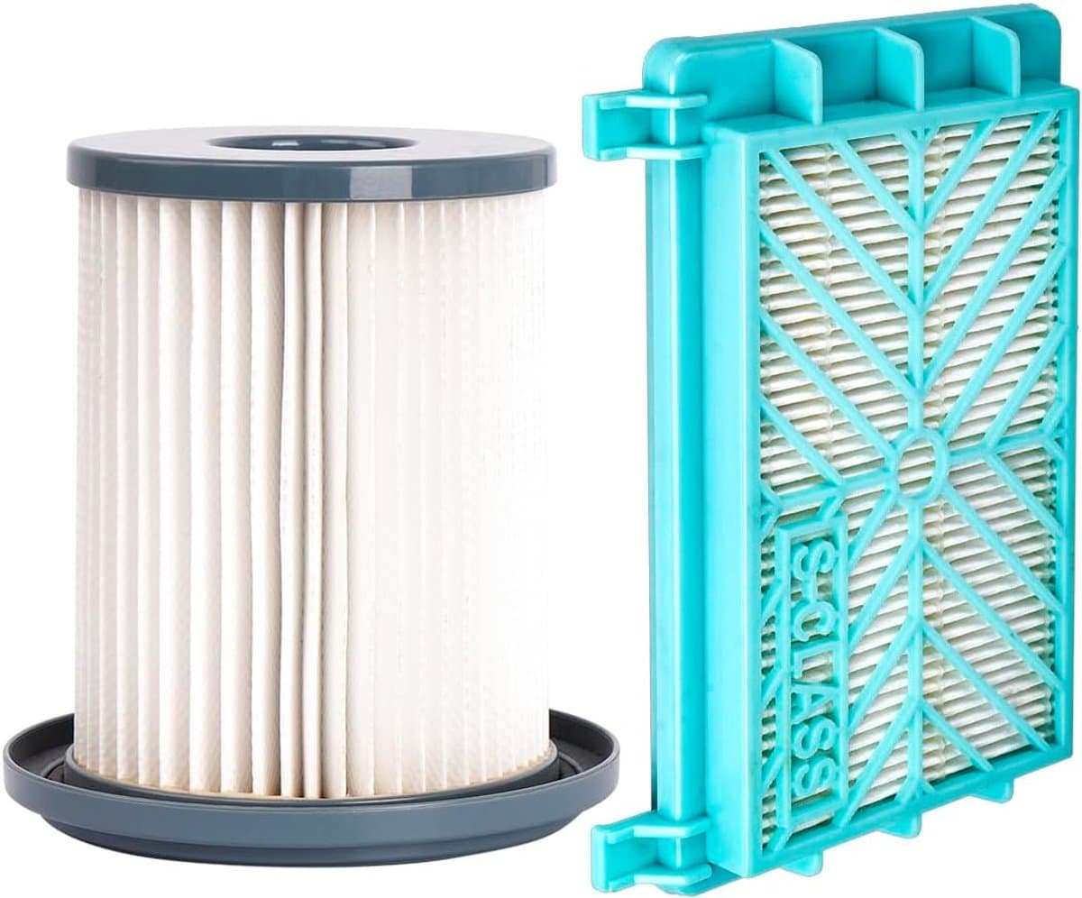 Pak van 2 motorfilters HEPA geschikt voor Philips FC8712 FC8714 FC8720 FC8722 FC8724 FC8732 FC8734 FC8736 FC8738 FC8740 — afbeelding 1