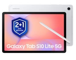 Samsung Galaxy Tab S10 Lite - Wifi - 256GB - Silver + 1 jaar extra garantie