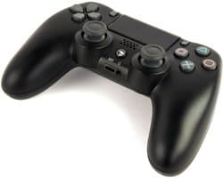 GMB Gaming Draadloze Game Controller voor PS4 en PC - Dual Vibration, LED Lichtbalk, Ergonomisch Ontwerp voor Comfortabel en Realistisch Spel, Zwart