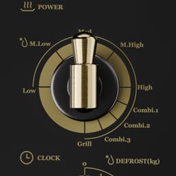 Klarstein Magnetron Victoria 20 inbouw retro, 20 L, 800 W Mikrowellen /1000 W grillvermogen, 3 Kombi functies, rvs, . Einbaurahmen, zwart - voor Keuken - Microwave - Combimagnetron - Microgolfoven — thumbnail 4