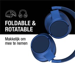 Fresh ‘n Rebel Clam Fuse – Draadloze Bluetooth Koptelefoon met Active Noise Cancelling - 45 uur Speelduur - True Blue — thumbnail 3