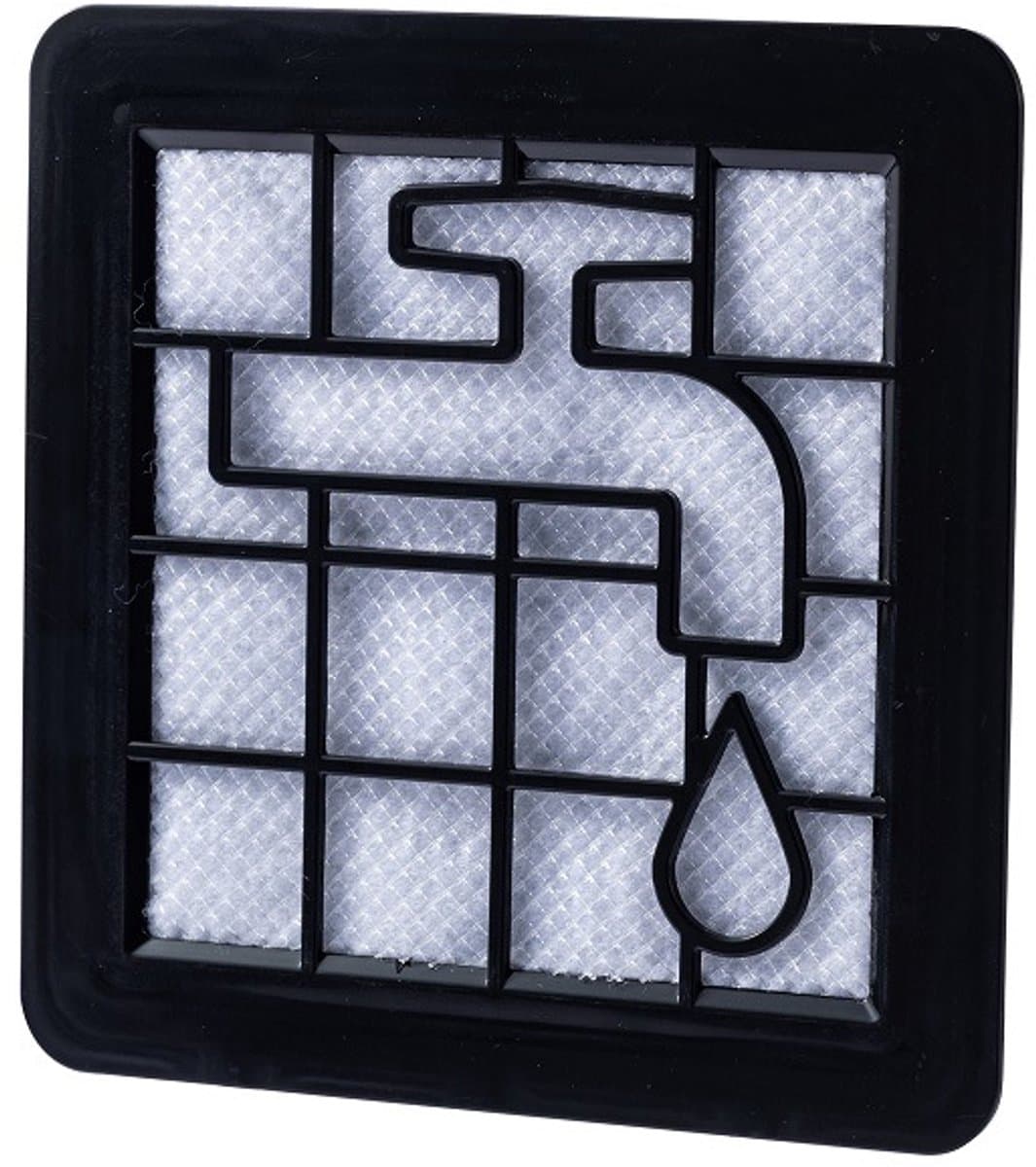 Motorfilter geschikt voor Philips 2000-serie - Model XV1220/01 - Wasbaar - 14,5cm x 14,5cm — afbeelding 1