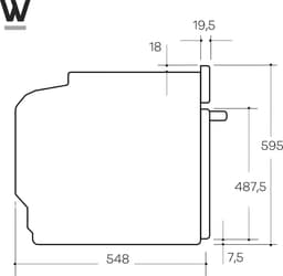 Wiggo WO-BFA610(B) - Inbouw heteluchtoven - 73L - Airfryer functie - Hetelucht - Soft Close deur - Telescooprails - Energieklasse A - Zwart - 5 jaar garantie — thumbnail 12