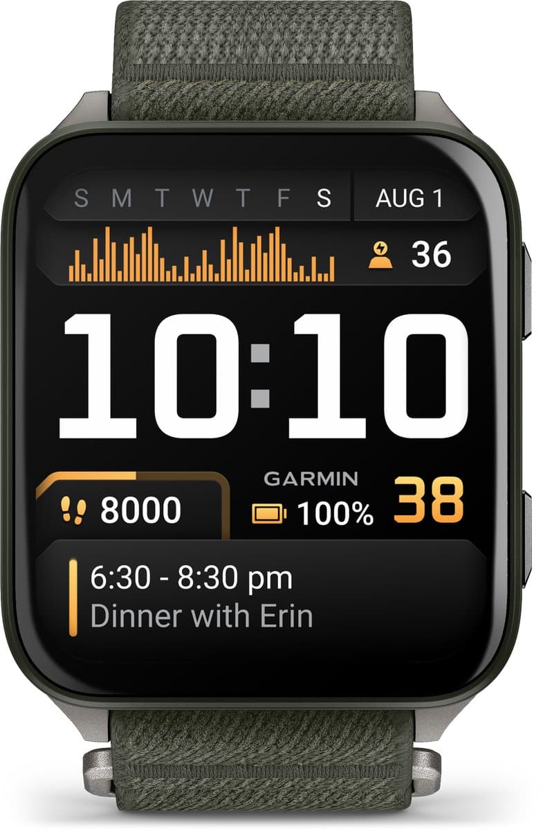 Garmin Venu X1 - GPS-smartwatch - 2-inch - AMOLED-scherm - Moss/Groen — afbeelding 1