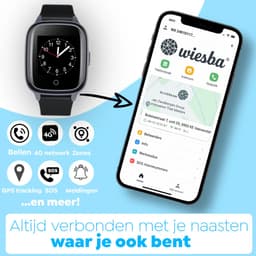 Wiesba® WB32A - GPS Horloge Senior - GPS Horloge voor Ouderen - Persoonlijke alarmen - alarm horloge ouderen - GPS Horloge Alzheimer - Valdetectie - Personenalarmering met SOS knop Alarmknop - Persoonlijk alarm — thumbnail 14