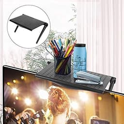 Tv plateau groot - TV Plateau - LCD TV Plank - Monitor Plank - zwart - 29,3 cm - televisie - televisie beugel - beeldscherm plank - beamer plan - gadgets mannen - cadeau — thumbnail 3