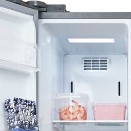 Inventum SKV0178R No Frost energiezuinige Amerikaanse koelkast - 555 liter - Digitaal led-display - IJsblokjesmaker - Stil: 37 dB Superkoelen - Supervriezen - 2 deuren - Energielabel D - RVS — thumbnail 12