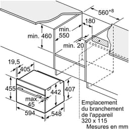 Bosch CMG7761B1 - Serie 8 - Compacte inbouwoven met magnetron - Eenvoudig te reinigen met pyrolytische zelfreiniging - Air Fry-functie: voor perfect en gezonde gefrituurde gerechten — thumbnail 9